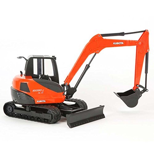 Amazon.com: Kubota 1/18 Plastic KX080-4 Excavator 77700-03890 SS